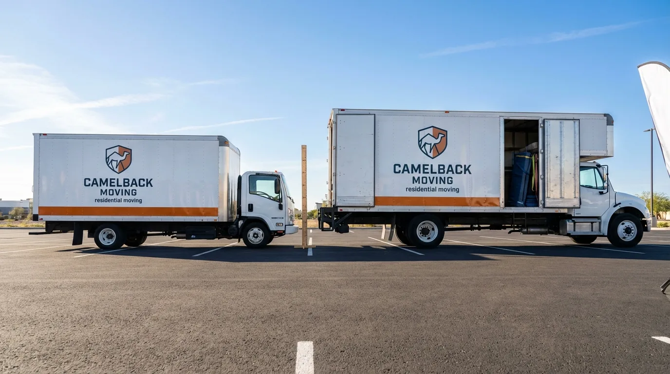 Moving truck size capacity guide in Ottumwa